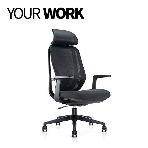Ergonomisk kontorstol i mesh